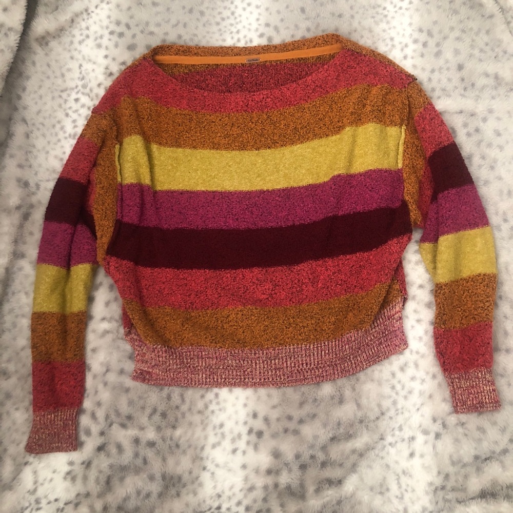 Free People Striped Sweater